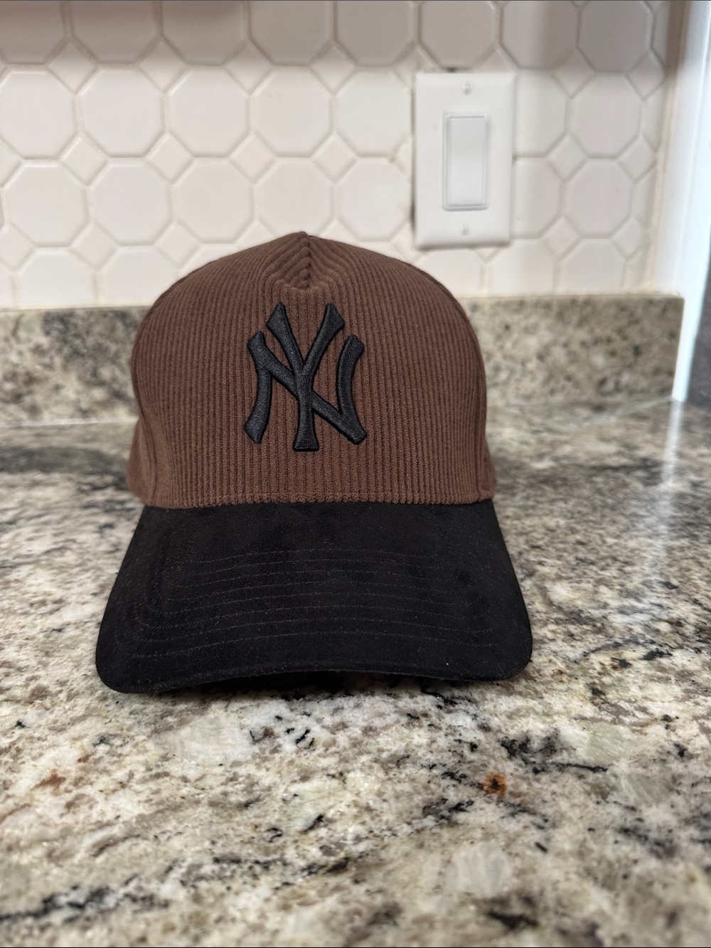 47 Brand Brown and Black New York Yankees Corduroy Cap
